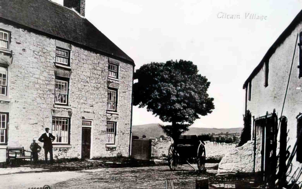 Flintshire Cilcain Village III Vintage A4 Photo Print