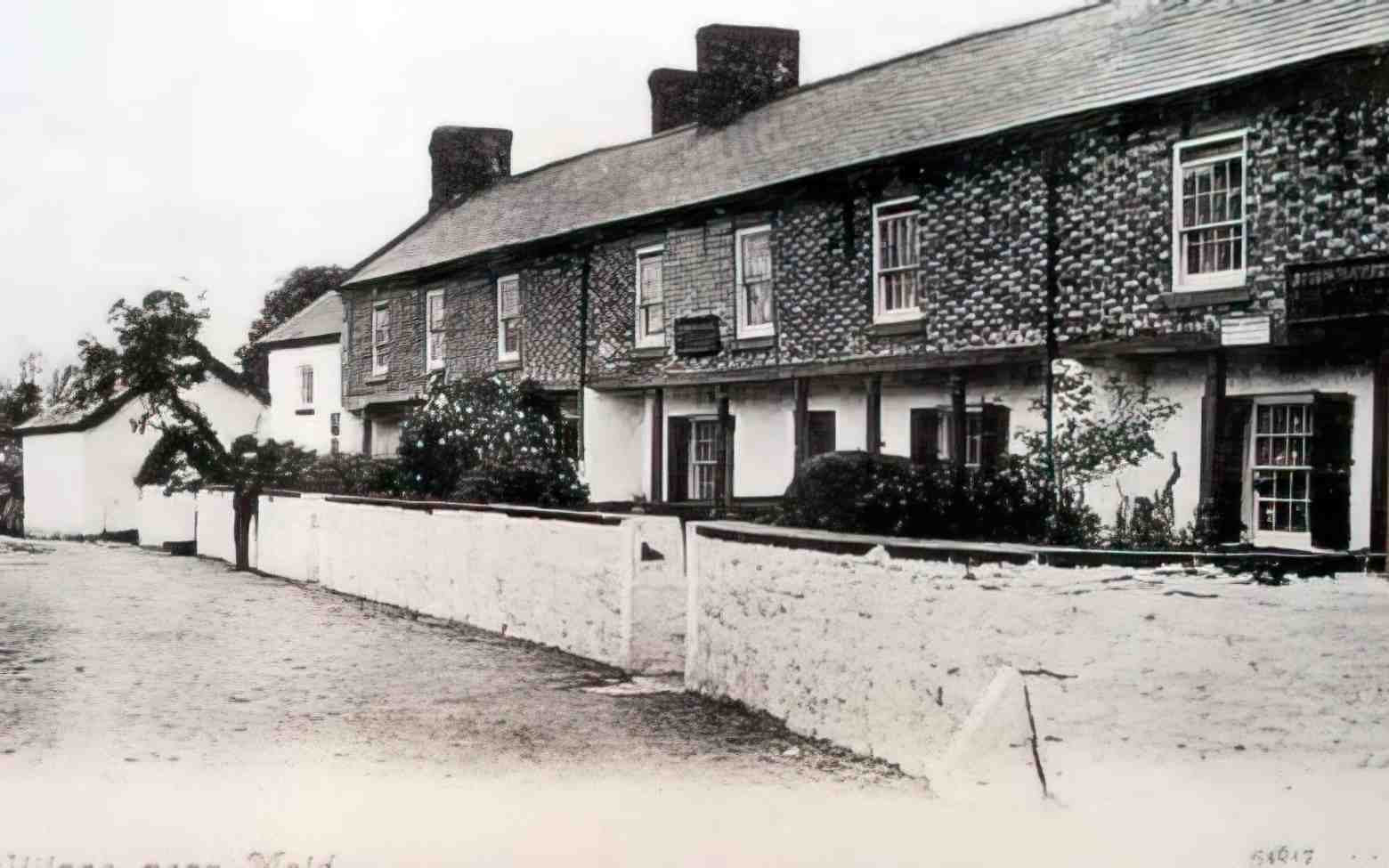 Flintshire Cilcain Village IV Vintage A4 Photo Print