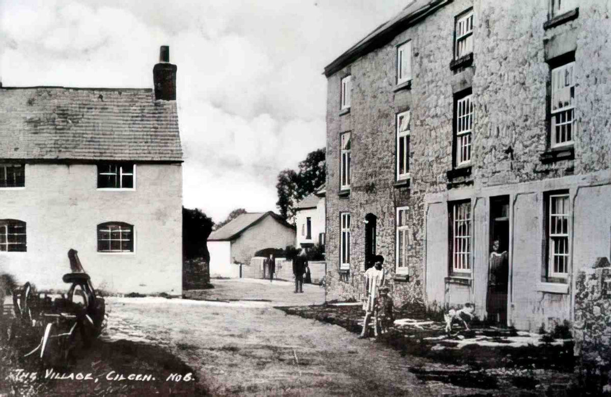 Flintshire Cilcain Village Vintage A4 Photo Print