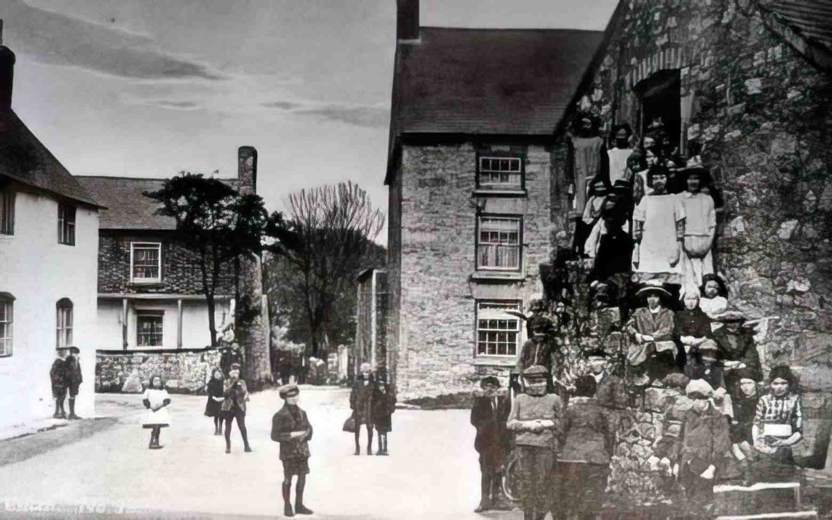 Flintshire Cilcain Vintage A4 Photo Print