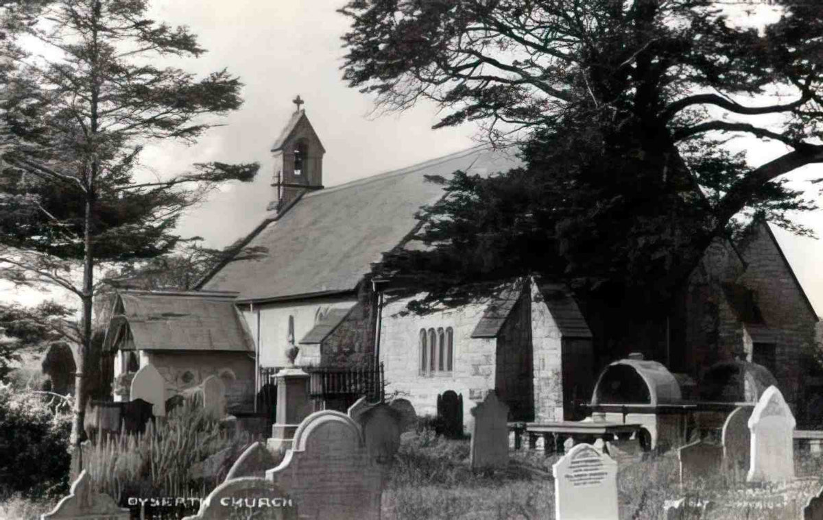 Flintshire Dyserth Church Vintage A4 Photo Print