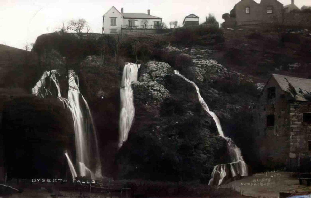 Flintshire Dyserth Falls 1930s Vintage A4 Photo Print