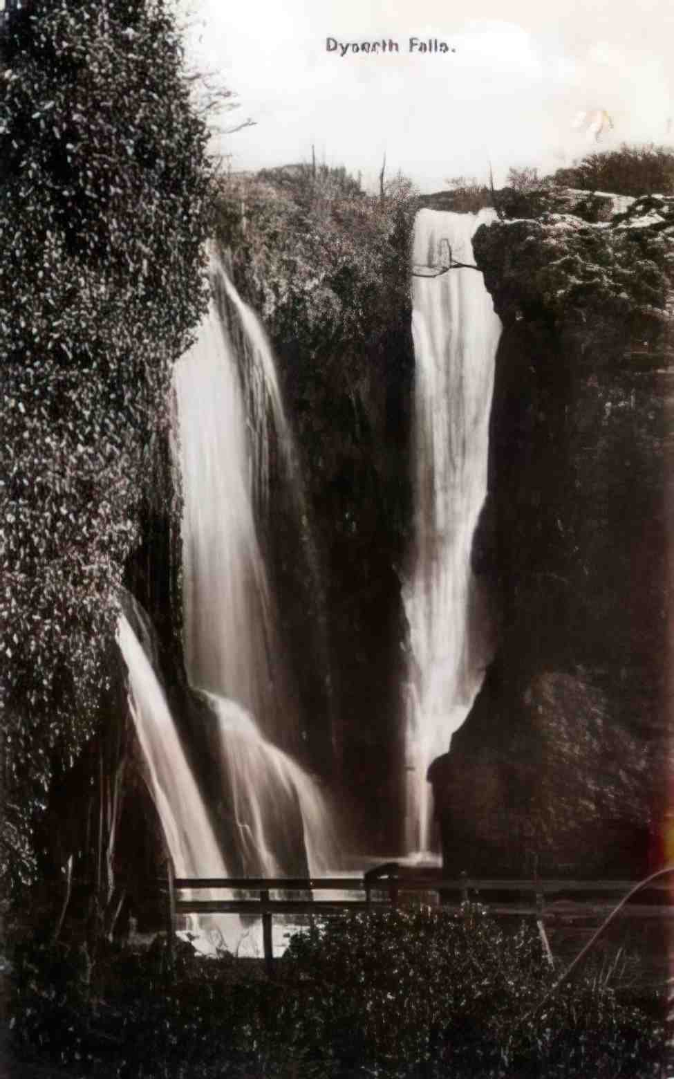 Flintshire Dyserth Falls 1935 Vintage A4 Photo Print