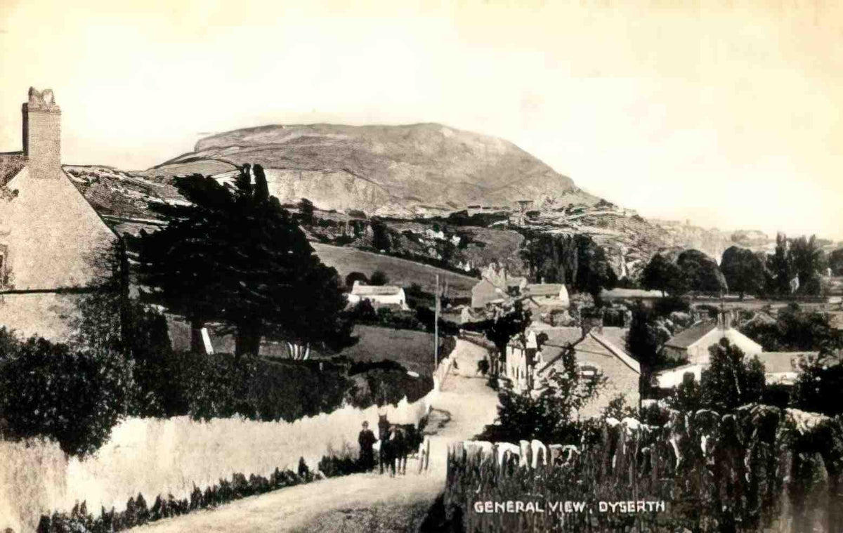 Flintshire Dyserth General view 1920s Vintage A4 Photo Print