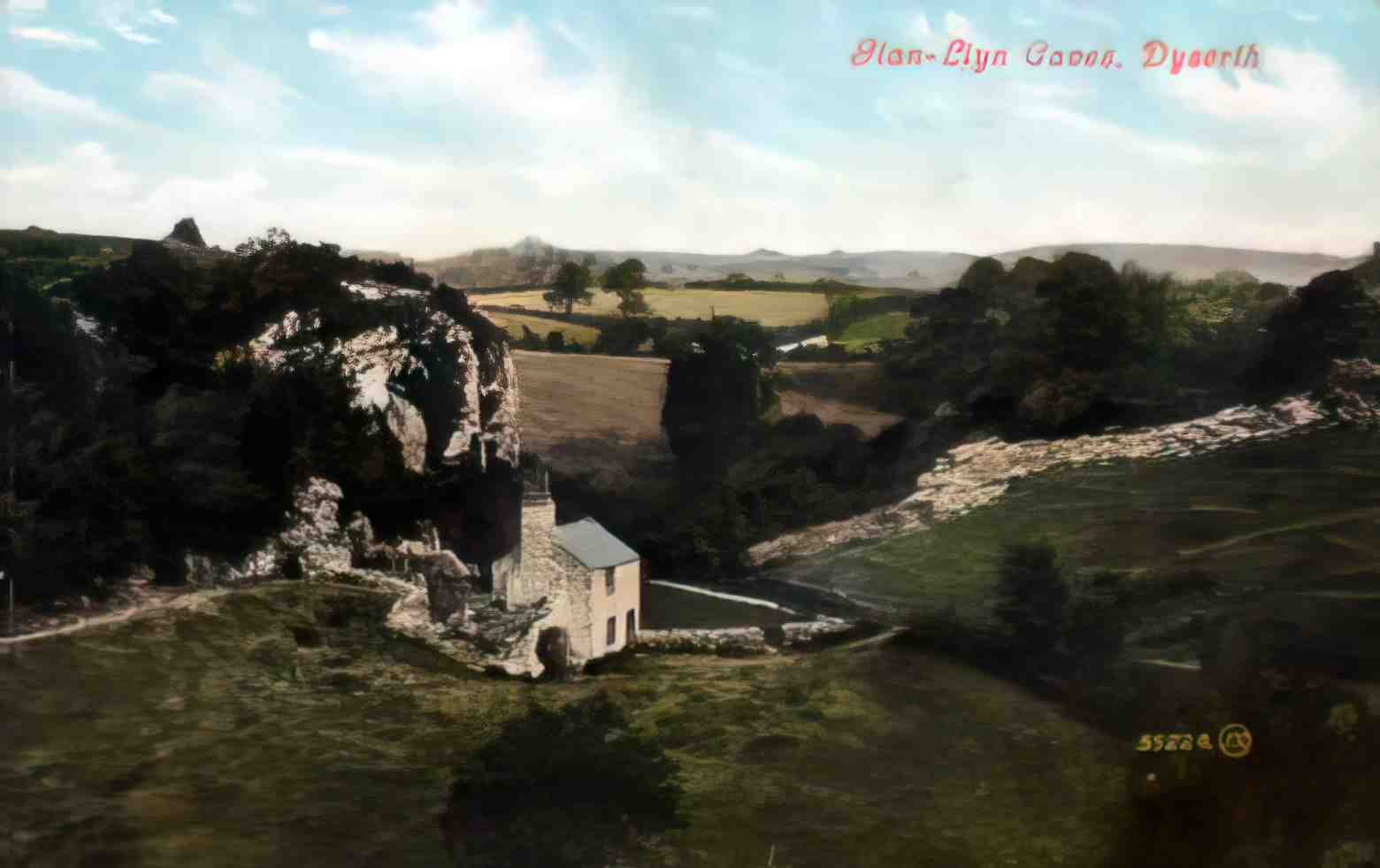 Flintshire Dyserth GlanLlyn Caves Vintage A4 Photo Print