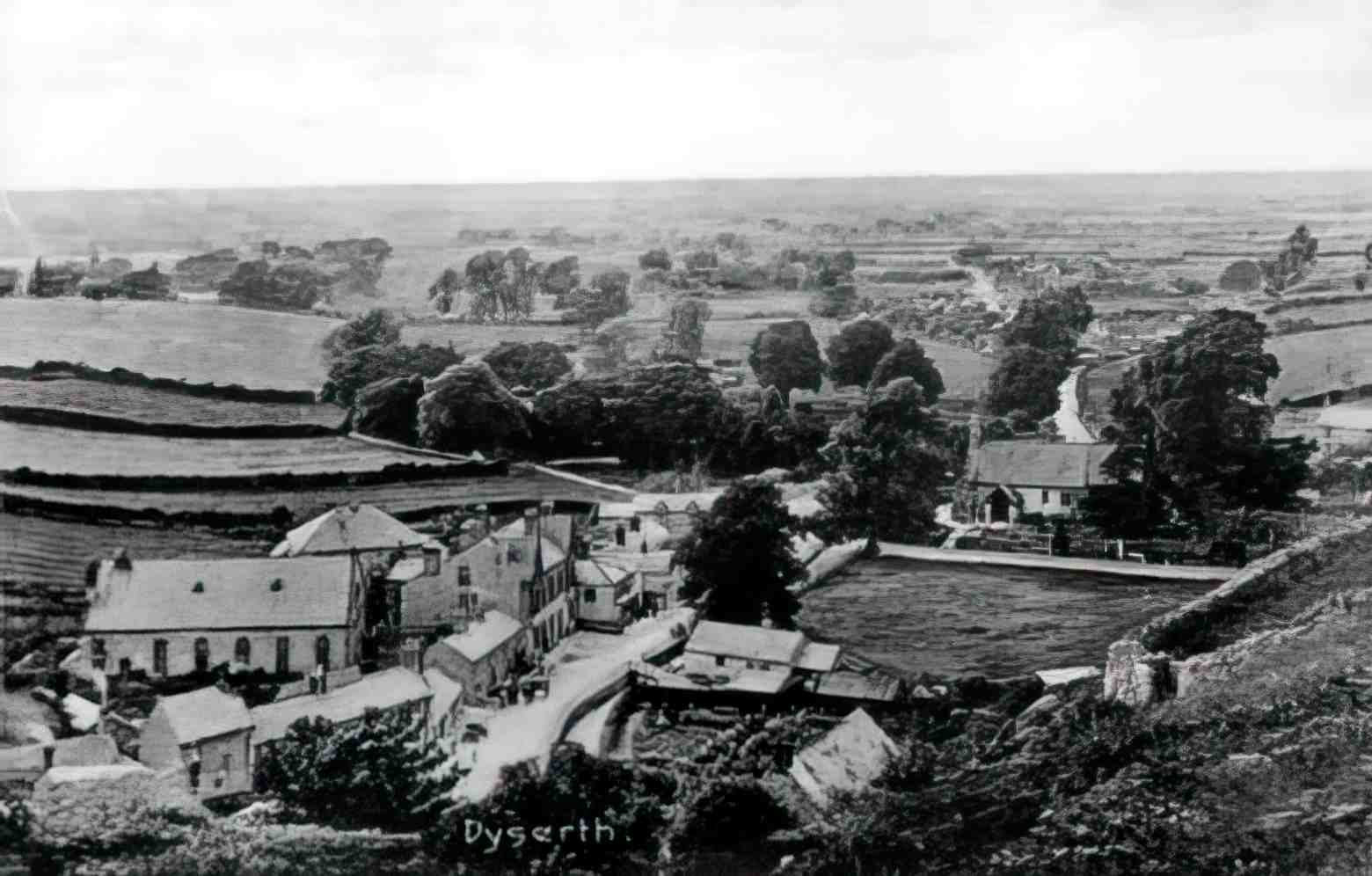 Flintshire Dyserth Lower Dyserth Vintage A4 Photo Print