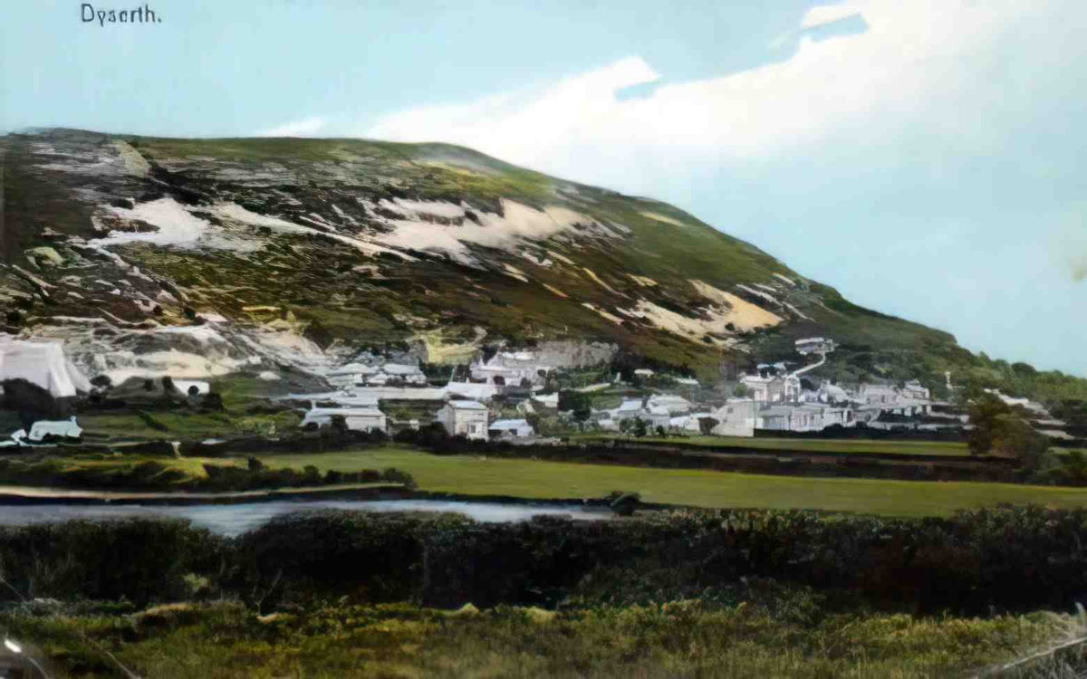 Flintshire Dyserth Mountain Vintage A4 Photo Print