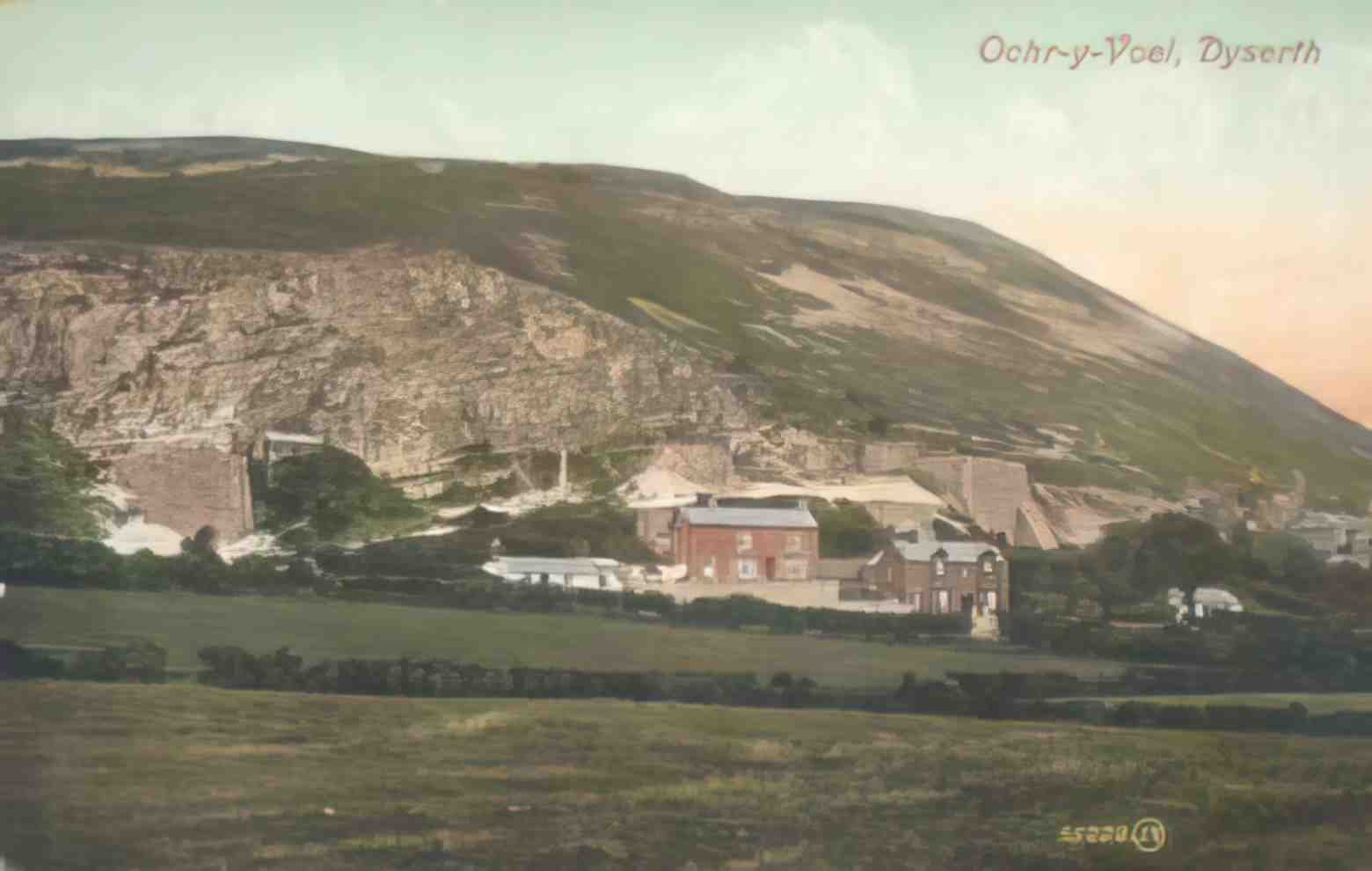 Flintshire Dyserth OchryVoel 1910s Vintage A4 Photo Print