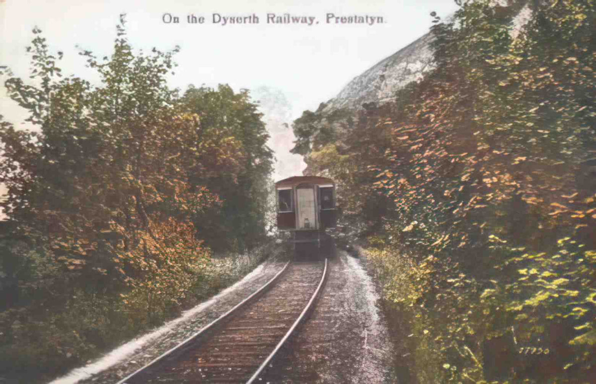 Flintshire Dyserth On the Railway Prestatyn 1924 Vintage A4 Photo Print