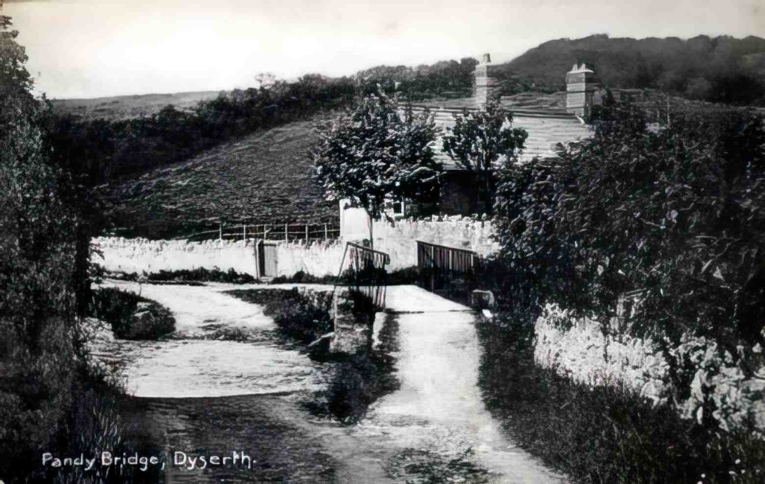 Flintshire Dyserth Pandy Bridge 1912 Vintage A4 Photo Print
