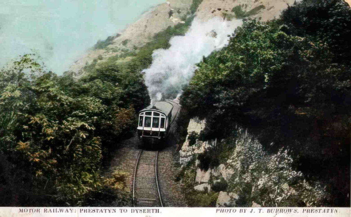 Flintshire Dyserth Railway 1910s Vintage A4 Photo Print