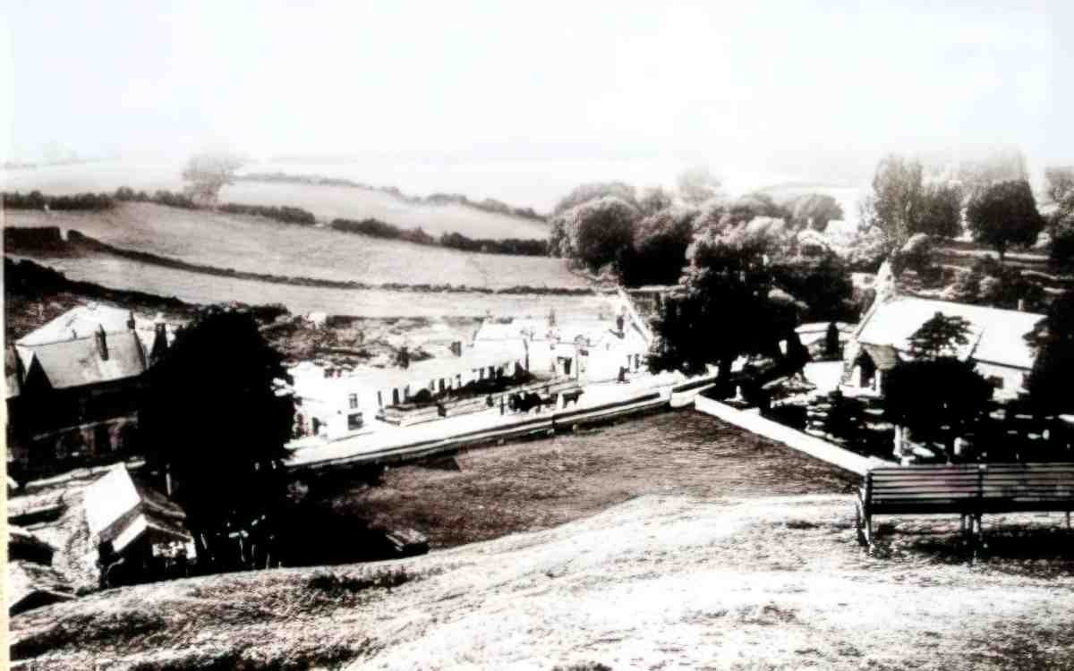 Flintshire Dyserth View Vintage A4 Photo Print