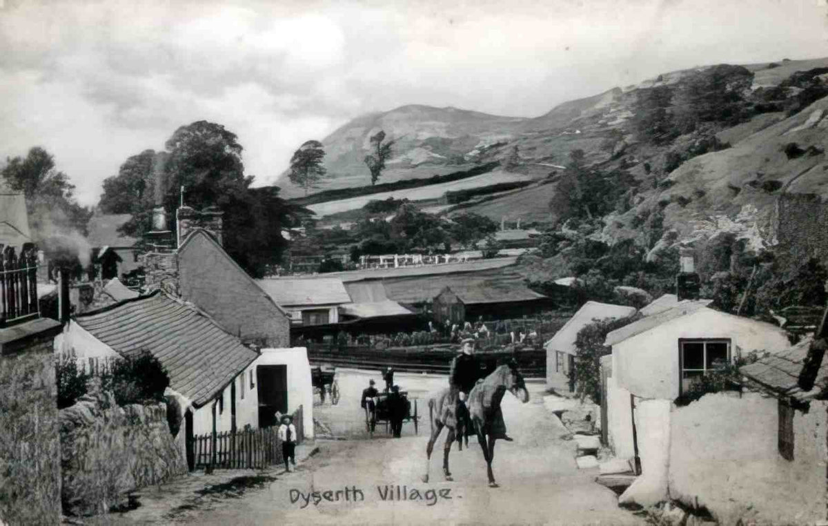 Flintshire Dyserth Village 1910s Vintage A4 Photo Print