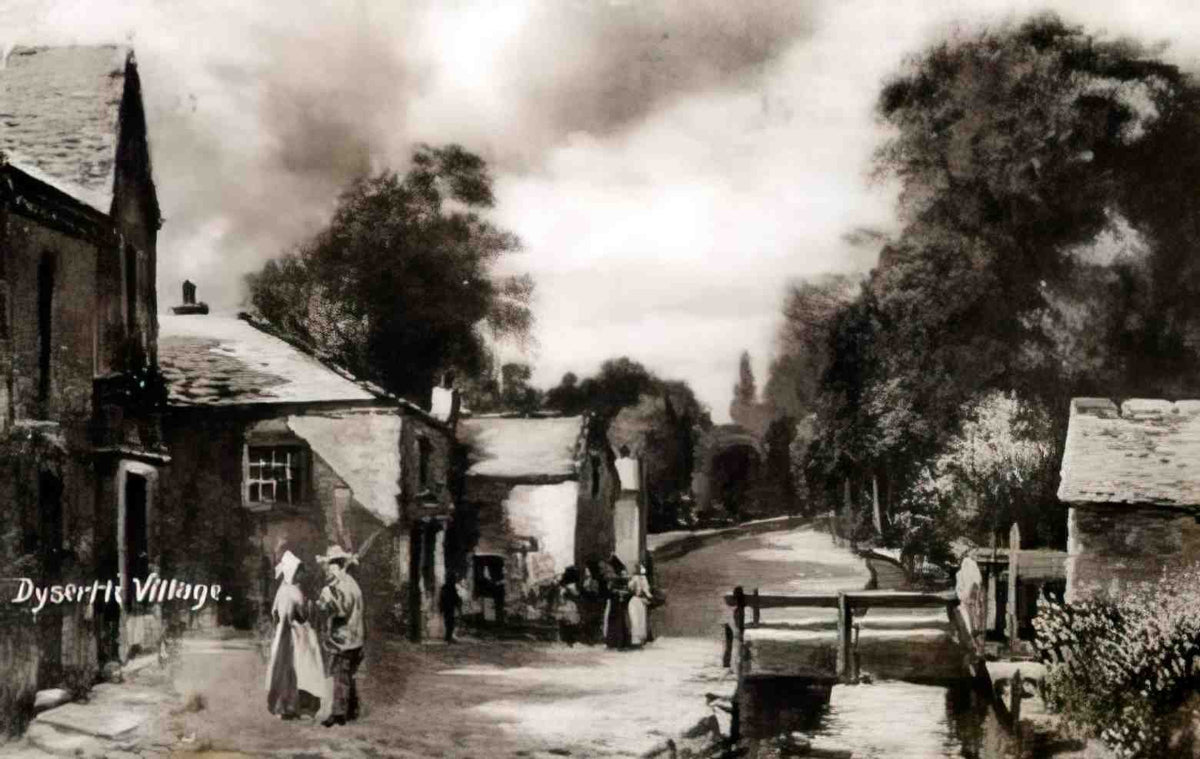 Flintshire Dyserth Village 1920 Vintage A4 Photo Print