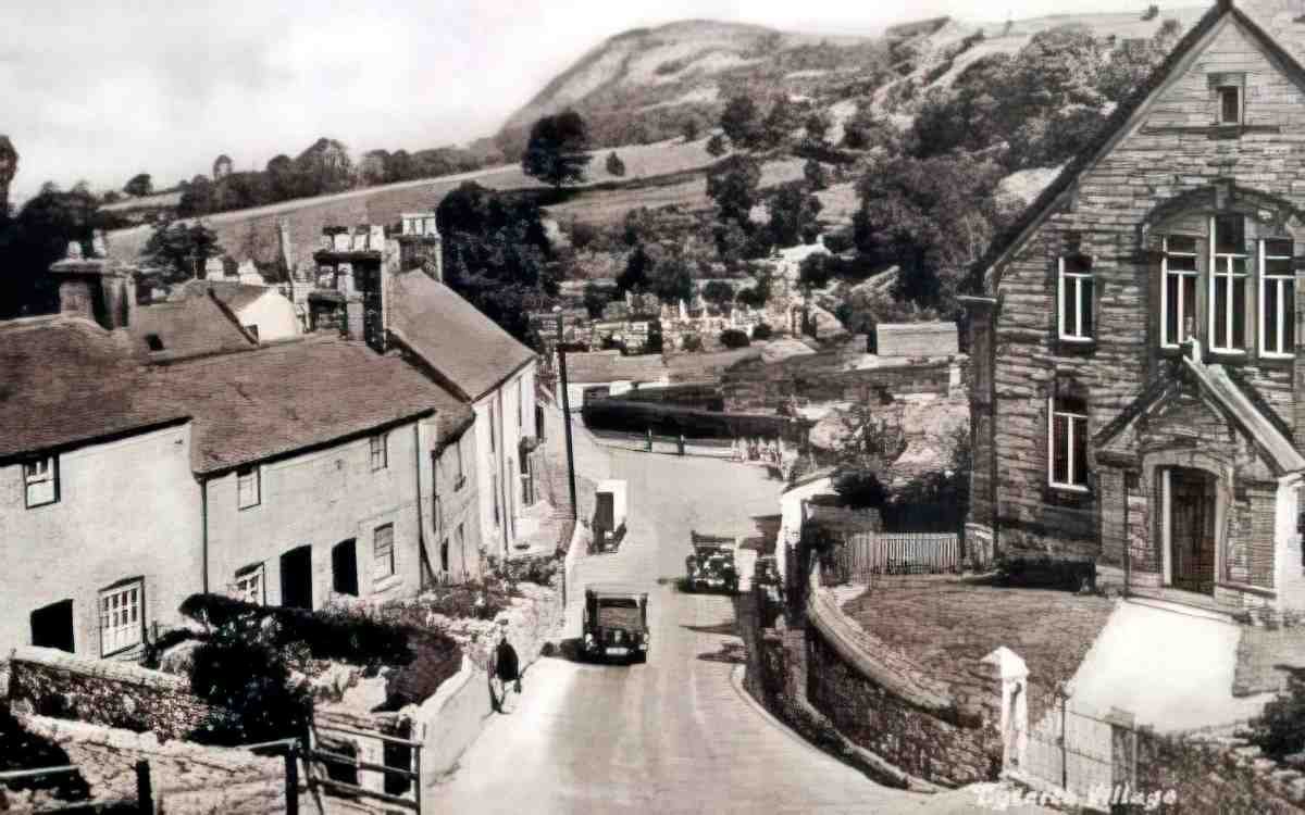 Flintshire Dyserth Village VI Vintage A4 Photo Print