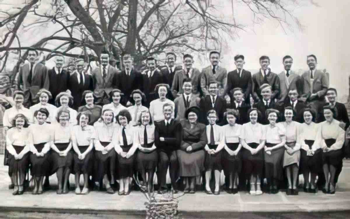 Flintshire Dyserth Youth Choir 1948 Vintage A4 Photo Print