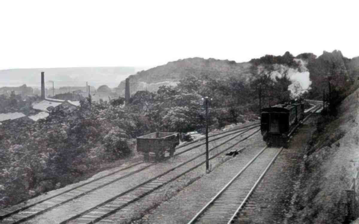 Flintshire Holywell LNWR Railway Vintage A4 Photo Print