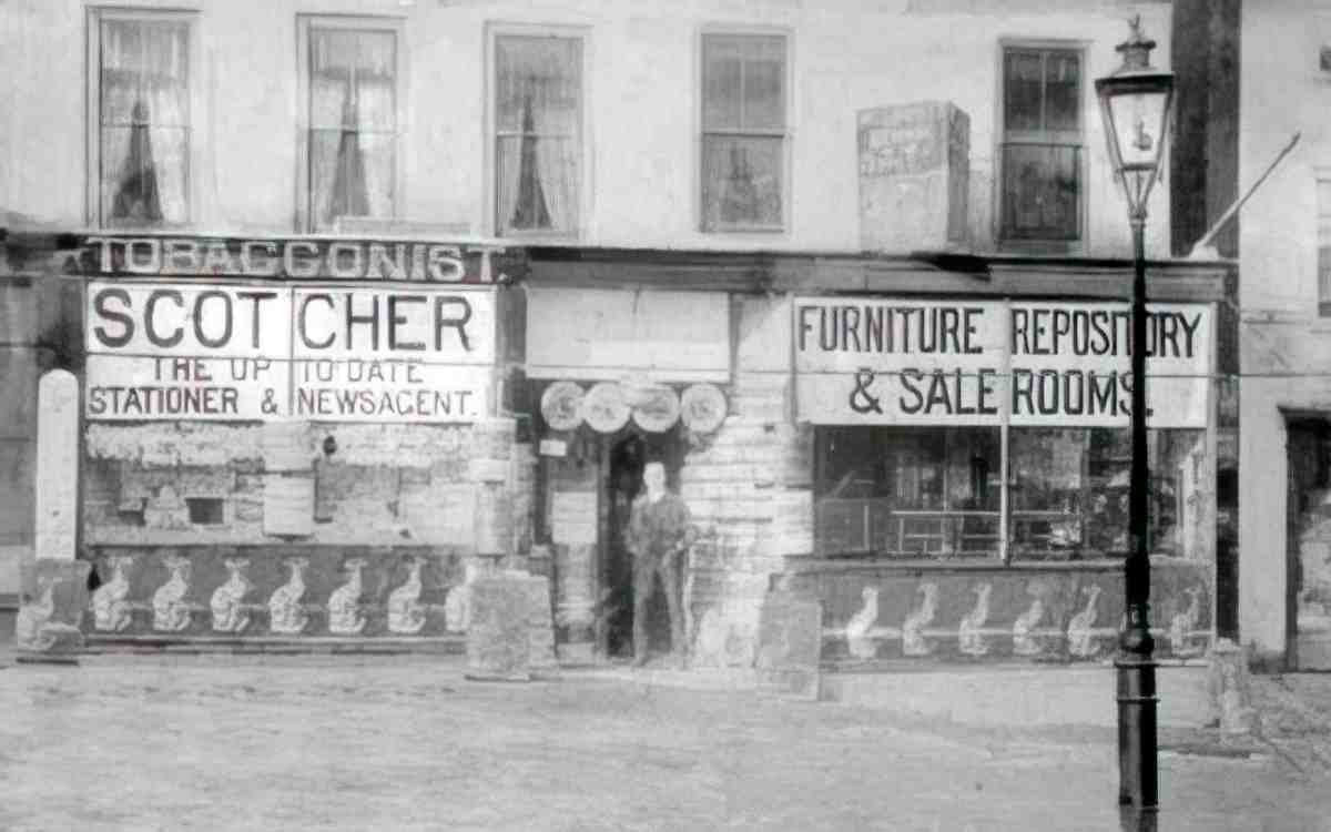 Flintshire Holywell Scotcher Newsagent Vintage A4 Photo Print