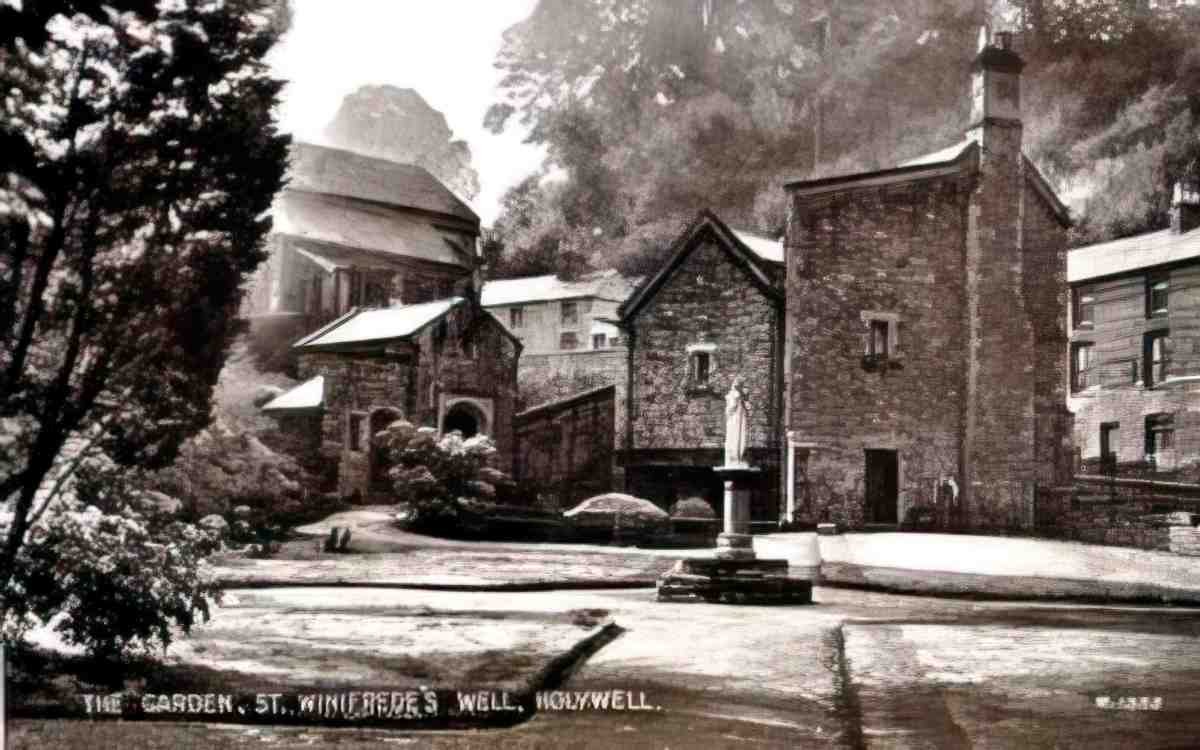 Flintshire Holywell St Winifreds Well II Vintage A4 Photo Print