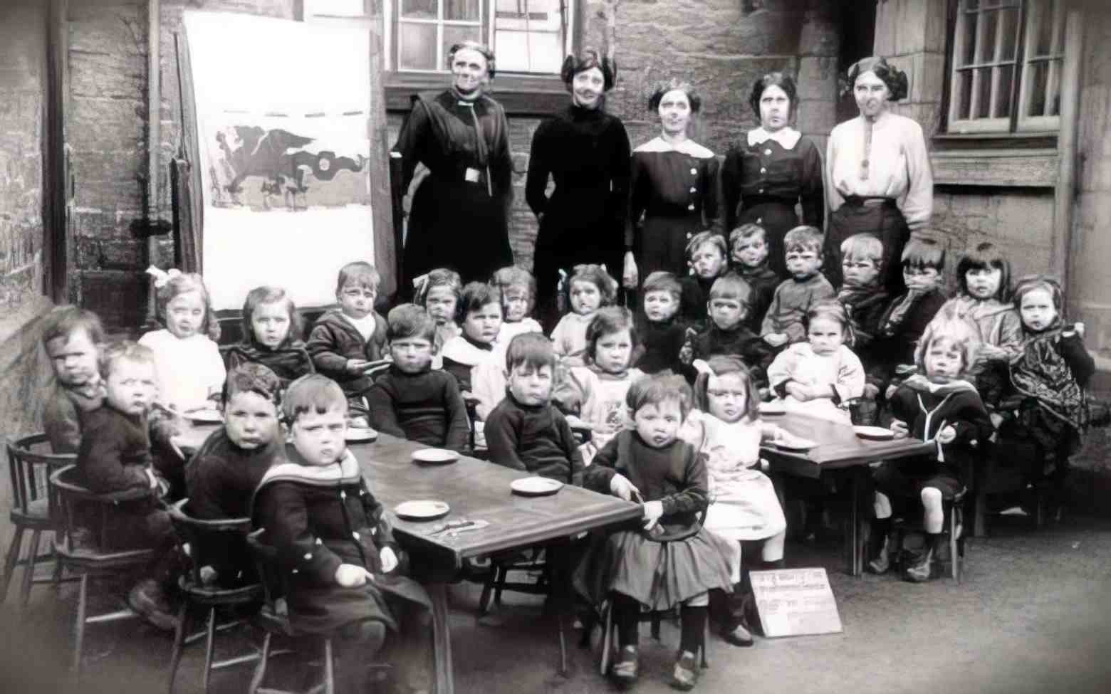 Flintshire Mold Council School Vintage A4 Photo Print