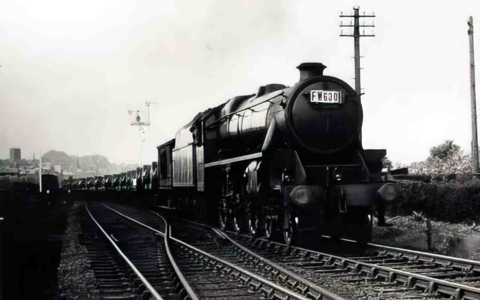 Flintshire Mold Jones Balers Special Train Vintage A4 Photo Print