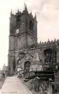 Flintshire Mold Parish Church Vintage A4 Photo Print