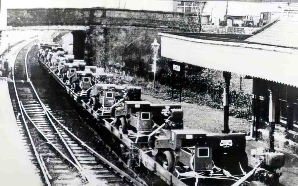 Flintshire Mold Railway Station III Vintage A4 Photo Print