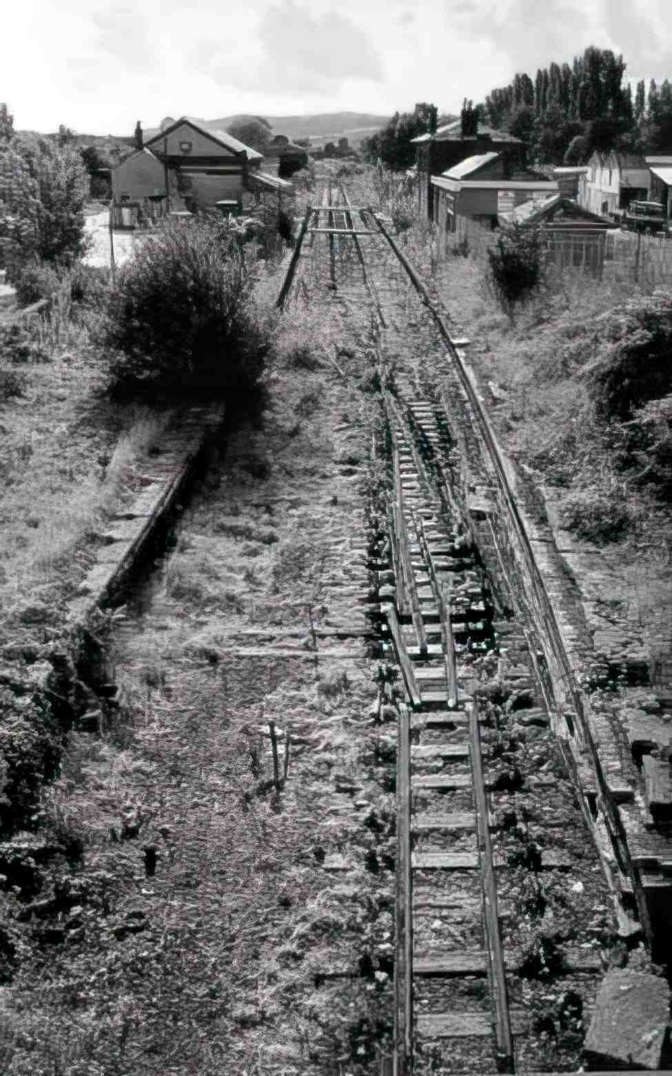 Flintshire Mold Railway Station VII Vintage A4 Photo Print