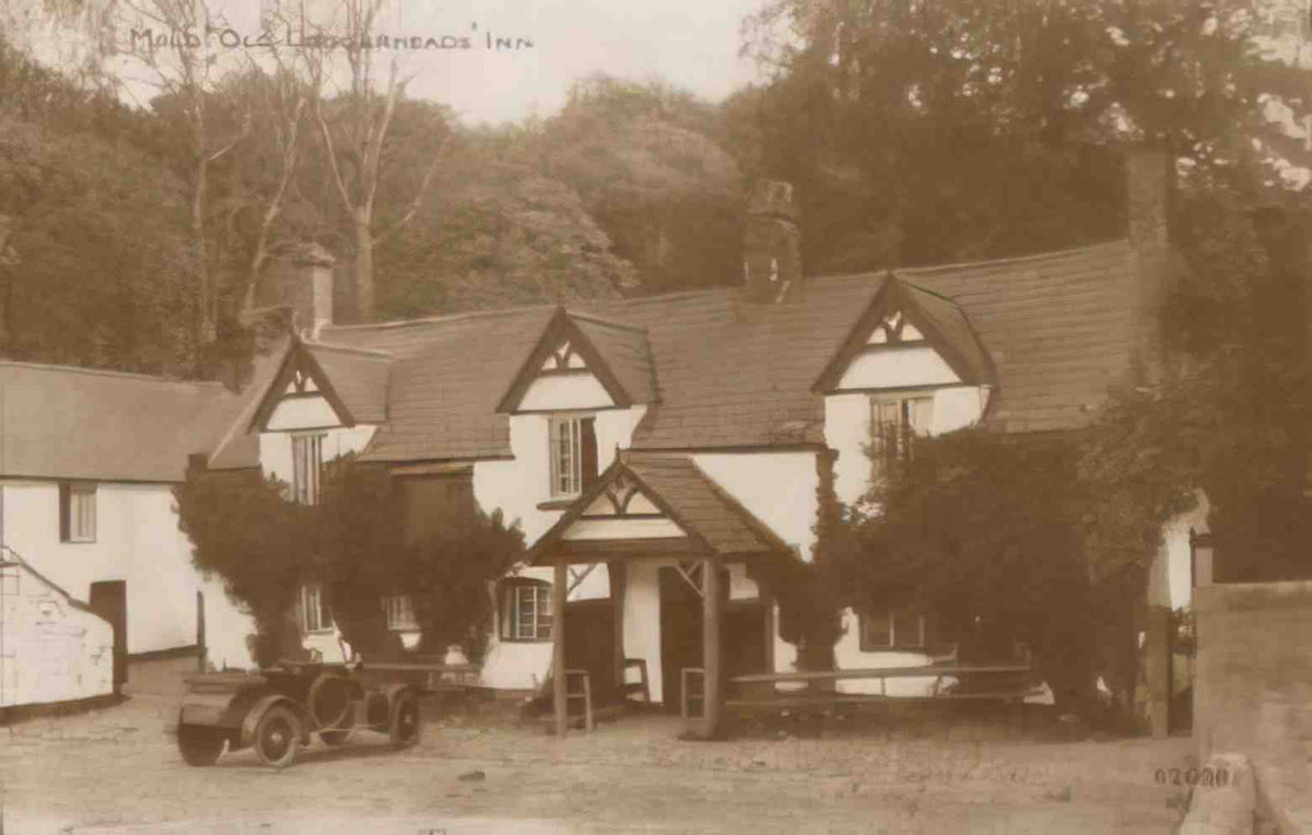 Flintshire Mold The Old Loggerheads Inn Vintage A4 Photo Print