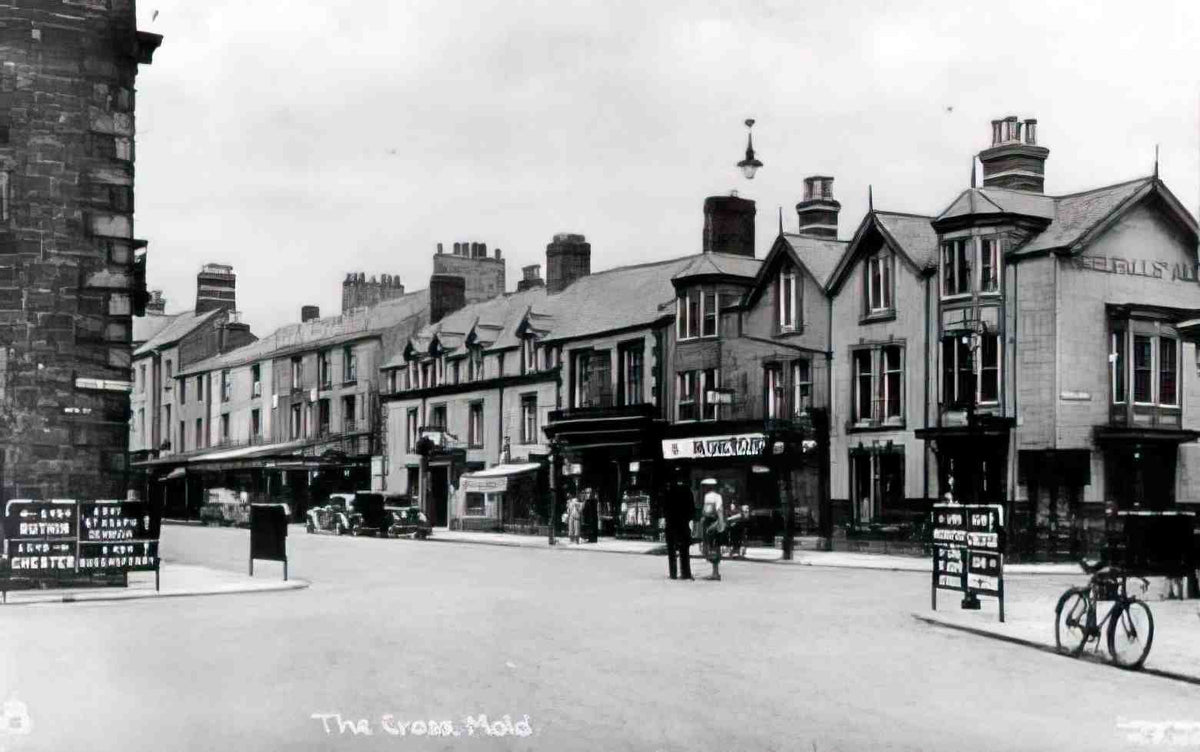 Flintshire Mold the Cross II Vintage A4 Photo Print