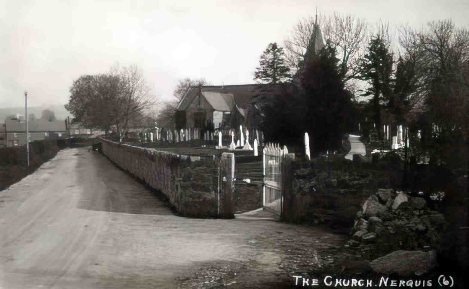 Flintshire Nerquis Church II Vintage A4 Photo Print