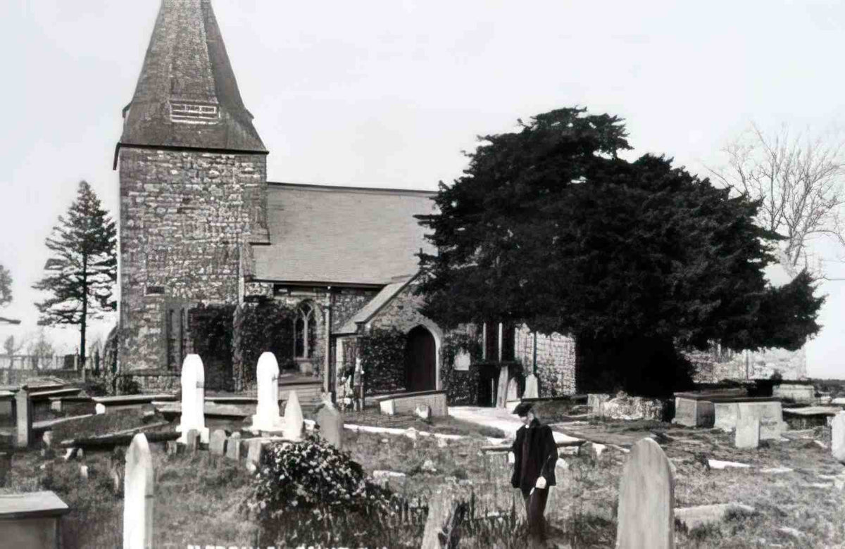 Flintshire Nerquis Church III Vintage A4 Photo Print