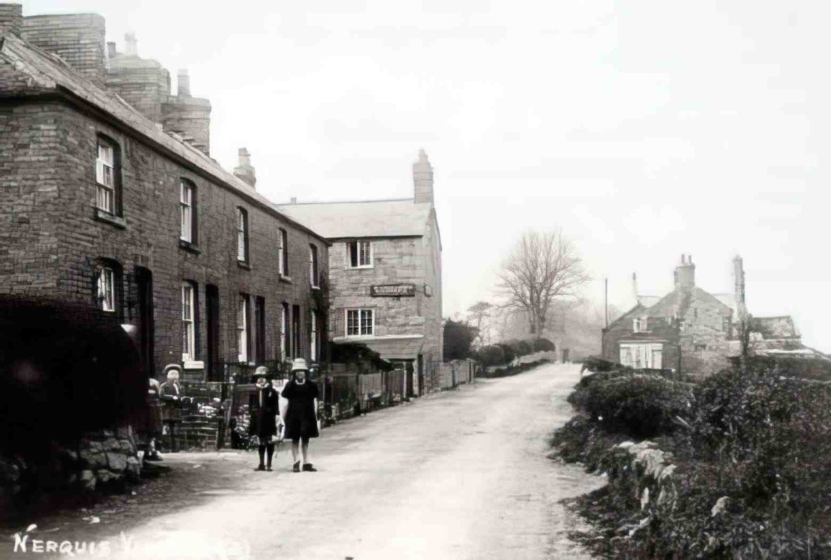 Flintshire Nerquis Village II Vintage A4 Photo Print