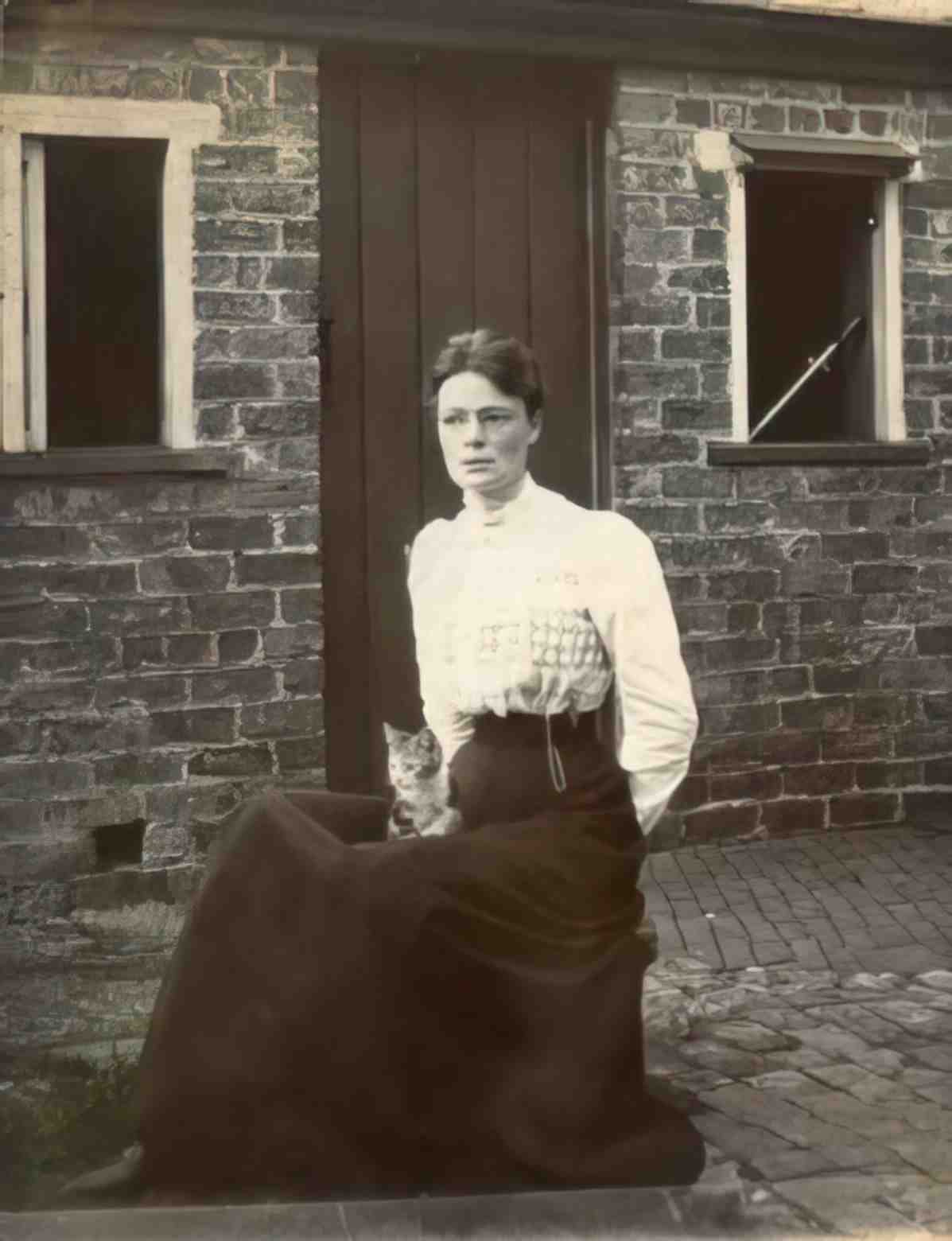 Flintshire Pontblyddyn Sarah Daisy Roberts nee Holt Hartman 1878 1947 Vintage A4 Photo Print