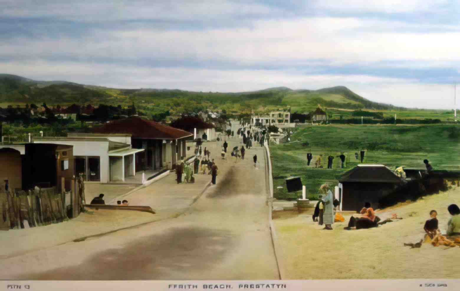 Flintshire Prestatyn Ffrith Beach Vintage A4 Photo Print