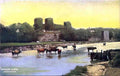 Flintshire Rhuddlan Castle 1926 Vintage A4 Photo Print