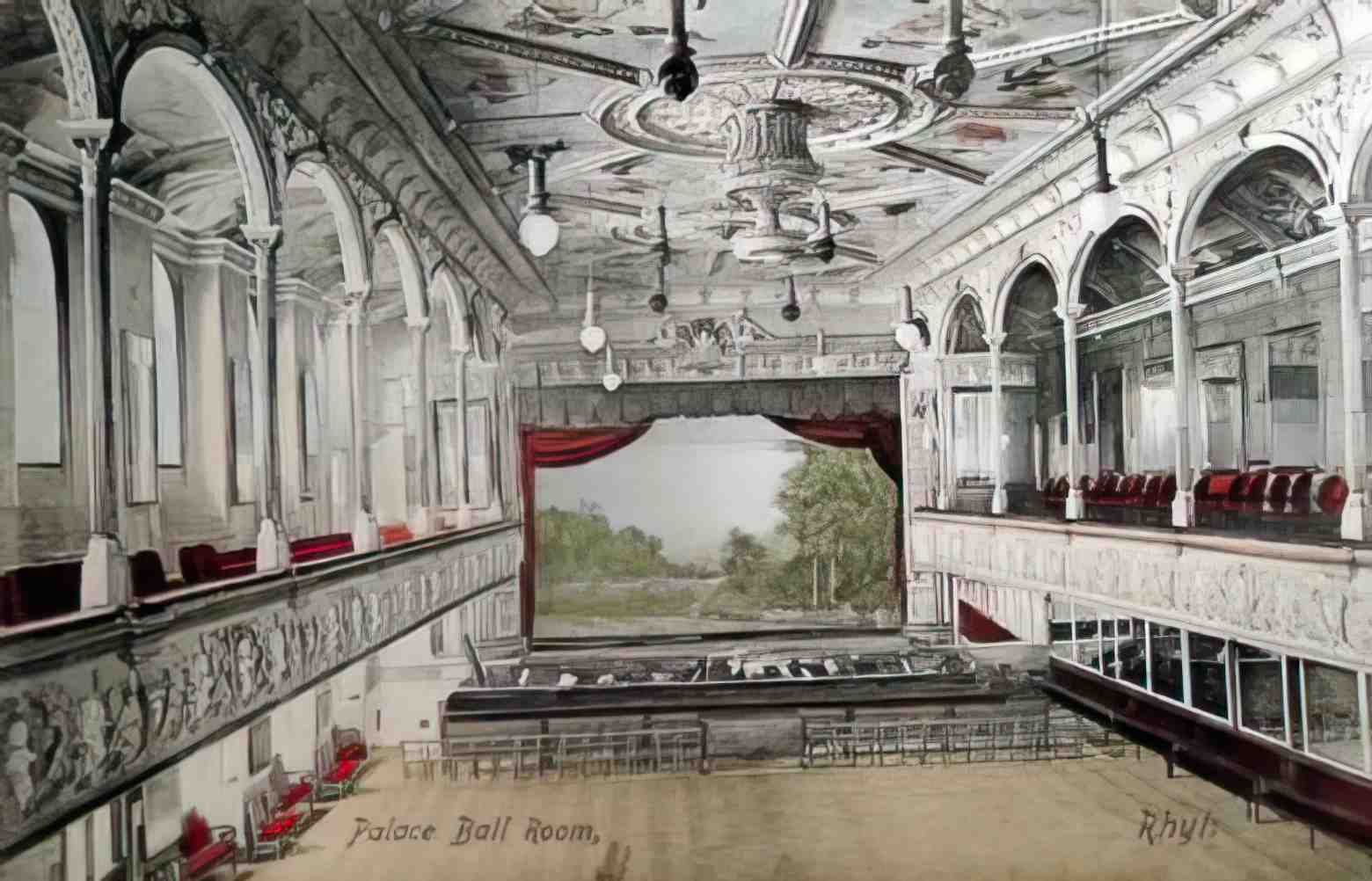 Flintshire Rhyl Palace Ballroom Vintage A4 Photo Print