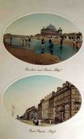 Flintshire Rhyl Twin View Postcard Vintage A4 Photo Print