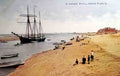 Flintshire Rhyl from Foryd Harbour 1916 Vintage A4 Photo Print