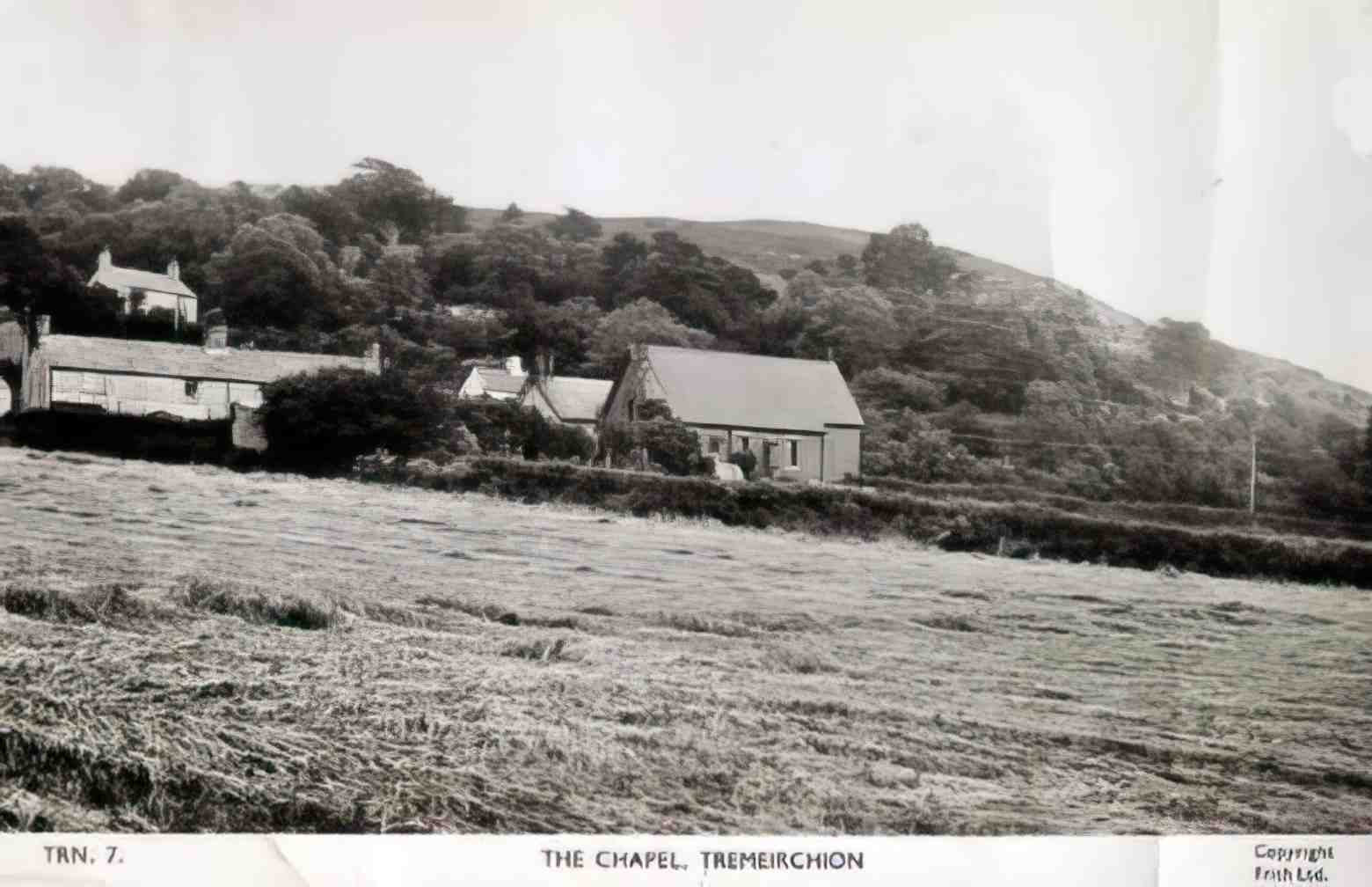 Flintshire Tremeirchion The Chapel Vintage A4 Photo Print