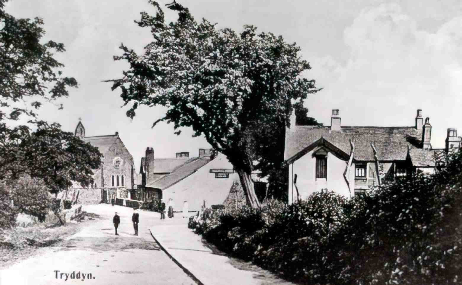 Flintshire Tryddyn Vintage A4 Photo Print