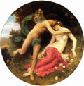 Flora And Zephyr Bouguereau A4 Photo Print
