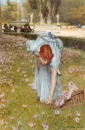 Flora Lawrence Alma Tadema A4 Photo Print