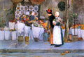 Florists by Hassam Impressionism American A4 Photo Print