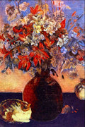 Flowers And Cats Gauguin Impressionism A4 Photo Print