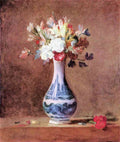Flowers In A Vase Jean Chardin A4 Photo Print