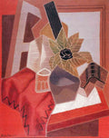 Flowers On The Table Juan Gris Abstract Art A4 Photo Print