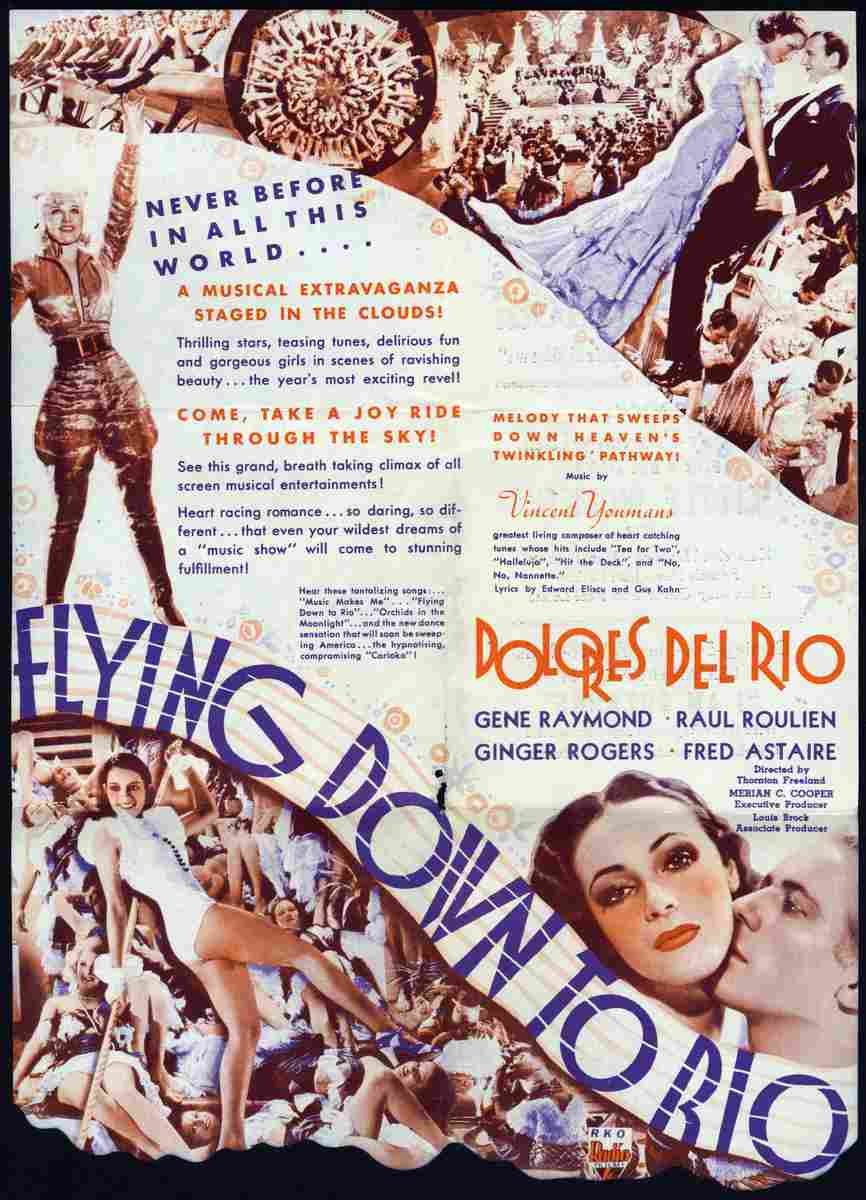 Flying Down to Rio 05  film star poster A4 Photo Print