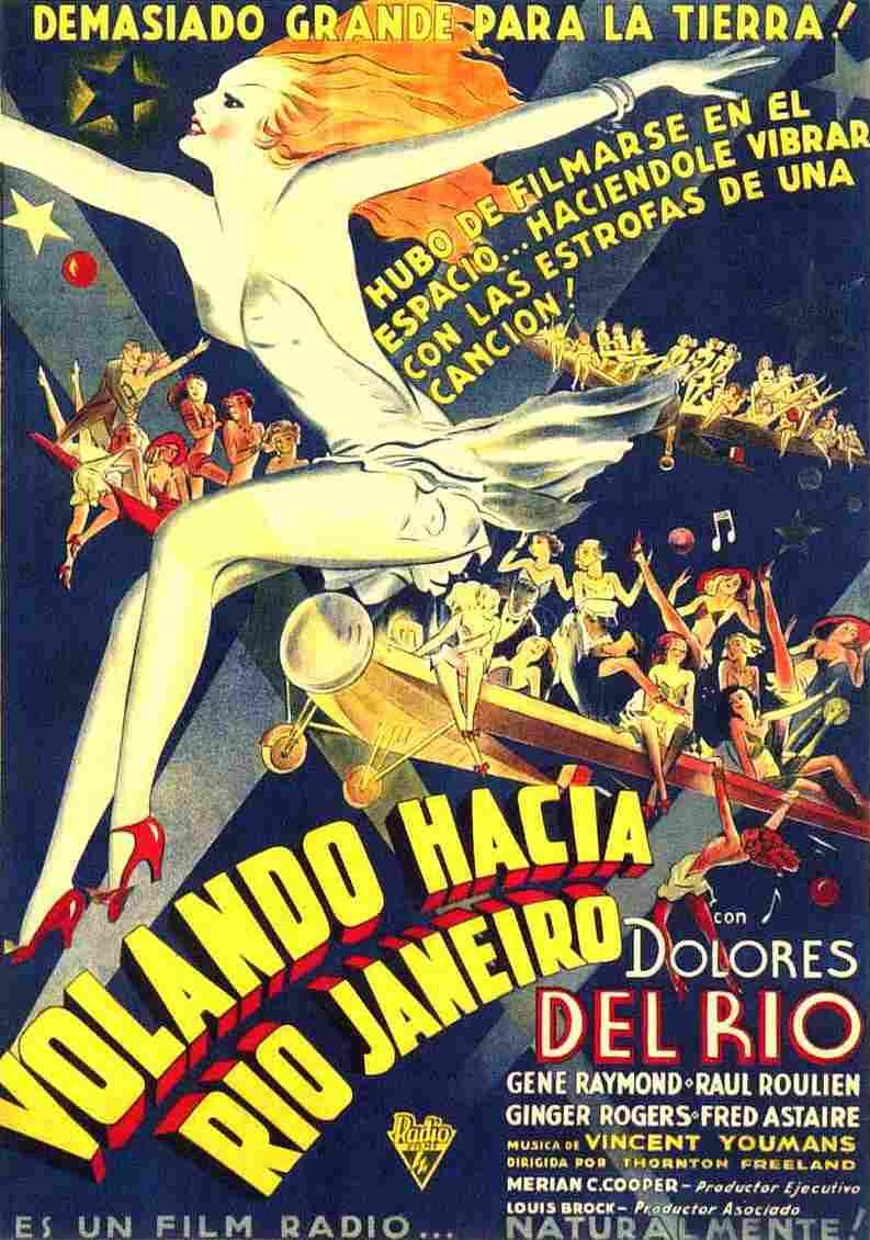Flying Down to Rio 08  film star poster A4 Photo Print