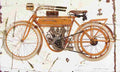 Flying Merkel Model V 1911 Aged Vintage A4 Photo Print